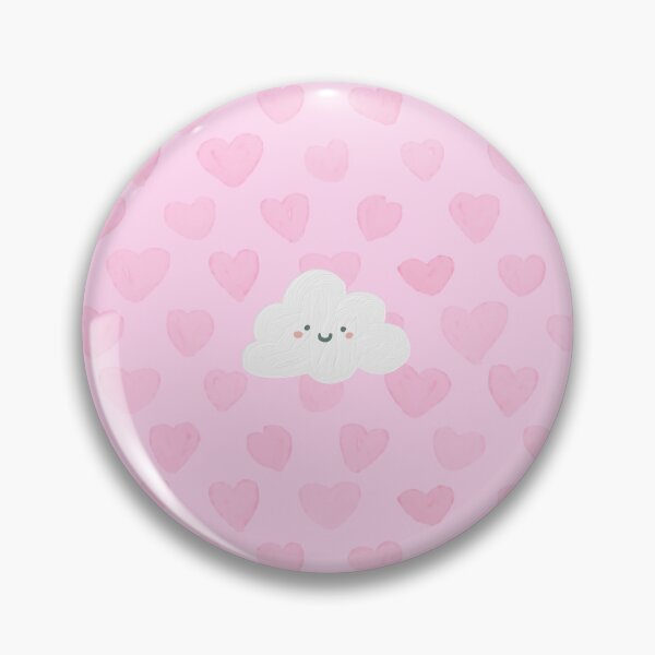 Item preview, Cloud with hearts pattern designed and sold by RetroRoomInc.