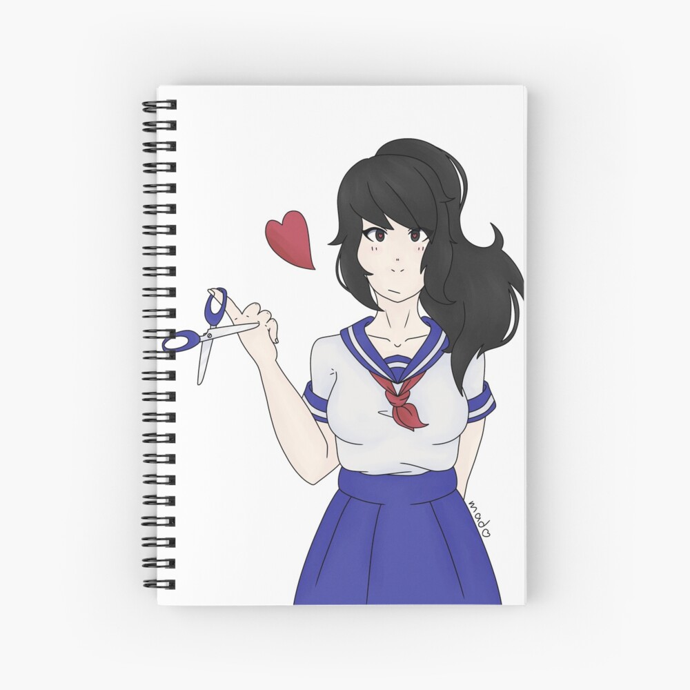 "yandere simulator yanderechan" Spiral Notebook by yumeakuma Redbubble