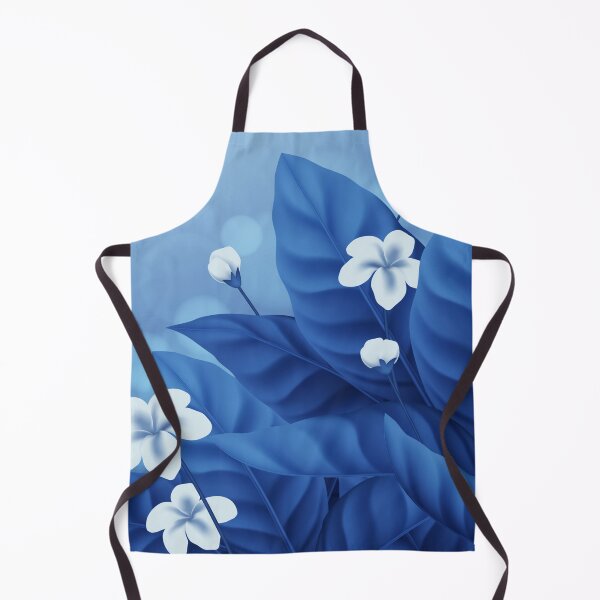 Item preview, White Blue Flowers designed and sold by Tshirtstory.
