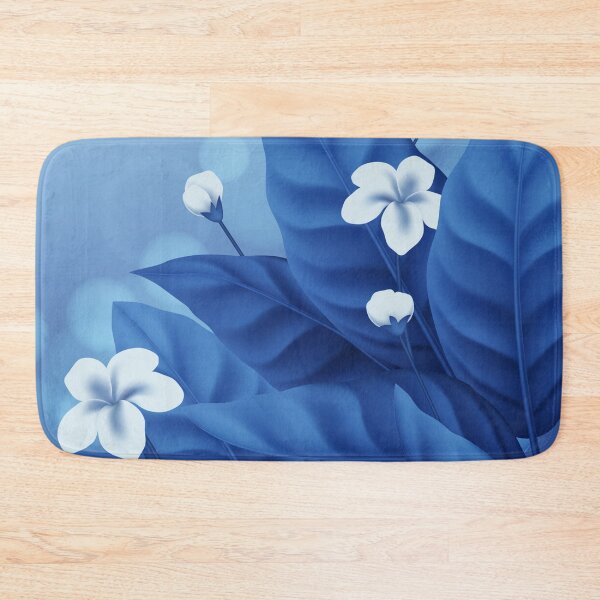 Item preview, White Blue Flowers designed and sold by Tshirtstory.