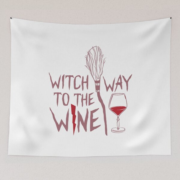 Item preview, Witch Way To The Wine designed and sold by 397HOUSE Your happy time.