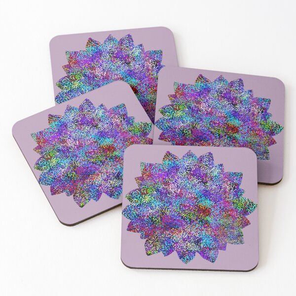 Item preview, Glam Rainbow Metallic Flower designed and sold by Jane Izzy Designs.