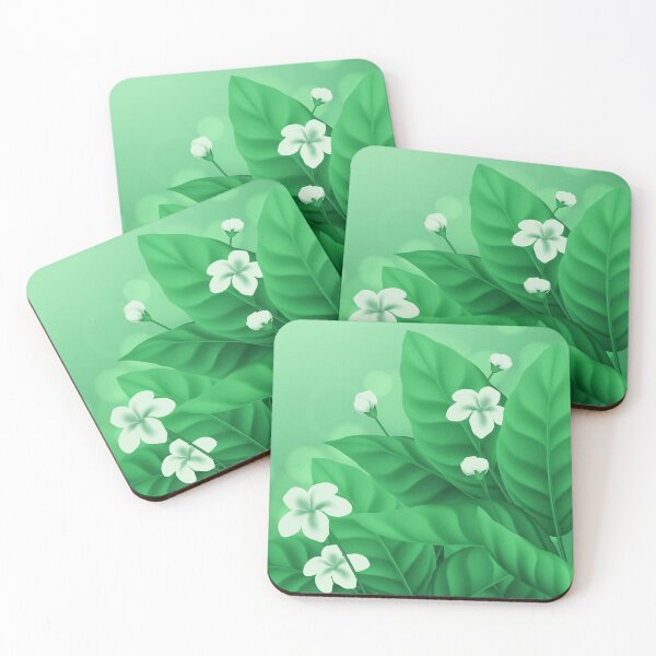 Item preview, White Green Flowers  designed and sold by Tshirtstory.