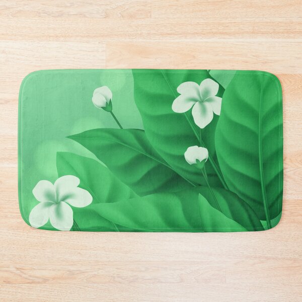 Item preview, White Green Flowers  designed and sold by Tshirtstory.