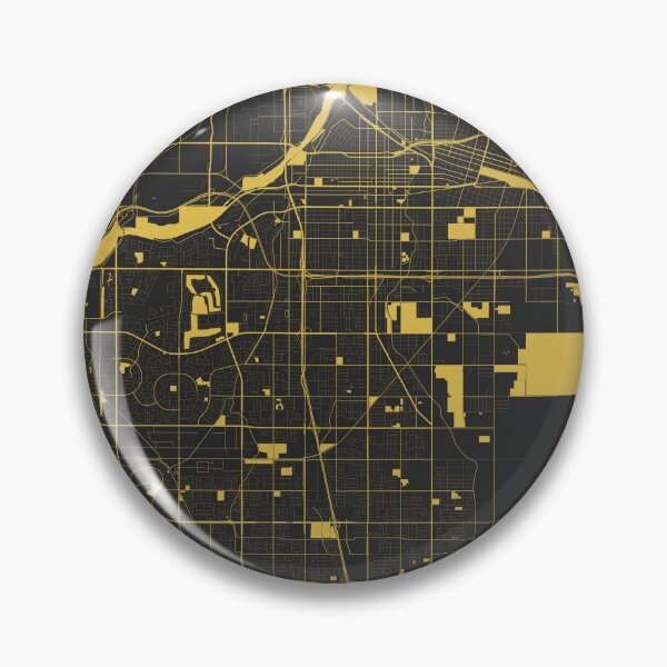 Item preview, Bakersfield Black Gold Map Art California USA designed and sold by EpicMaps.