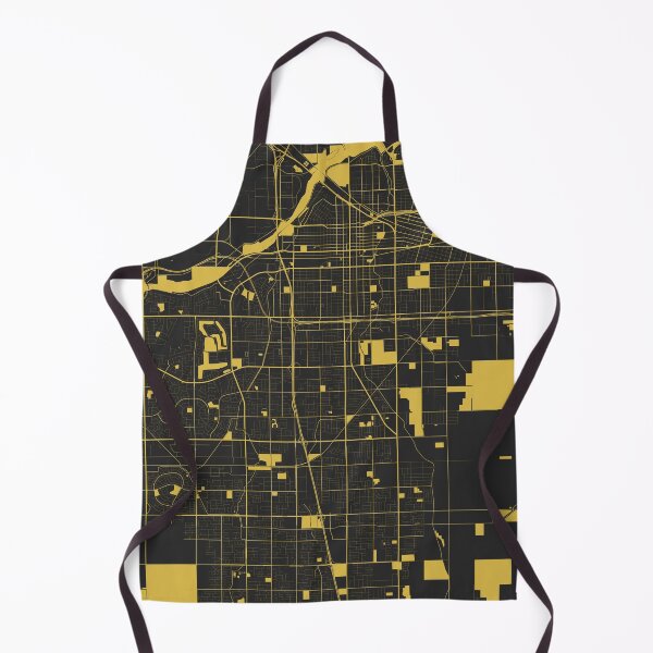 Item preview, Bakersfield Black Gold Map Art California USA designed and sold by EpicMaps.