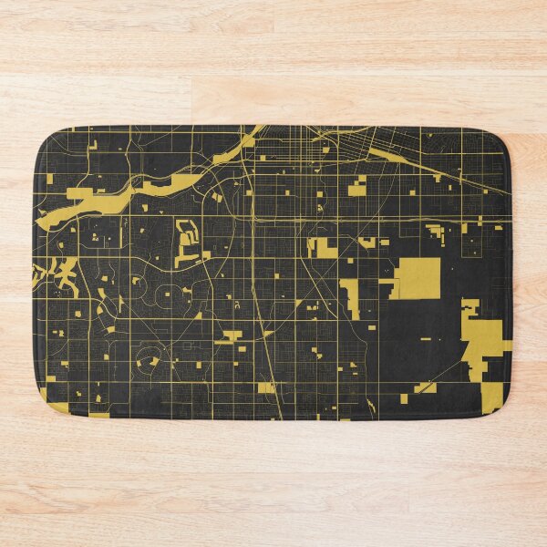 Item preview, Bakersfield Black Gold Map Art California USA designed and sold by EpicMaps.