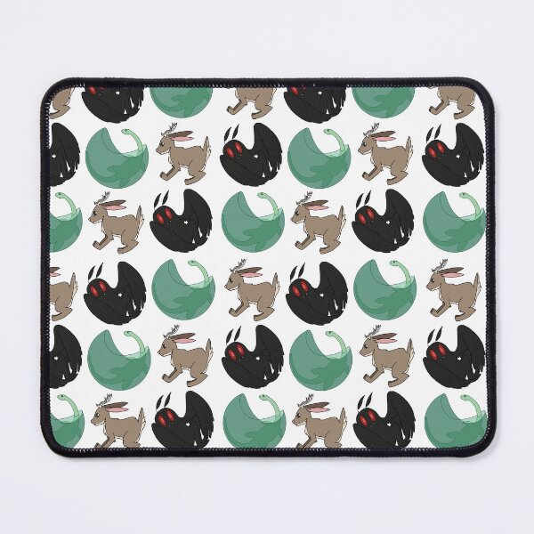 Item preview, Mothman, Nessie, and Jackalope Pattern designed and sold by EllieBeHe.