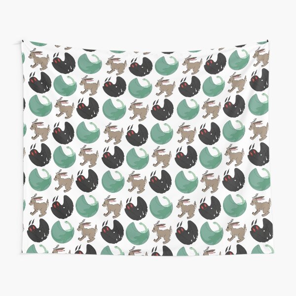 Mothman, Nessie, and Jackalope Pattern Tapestry