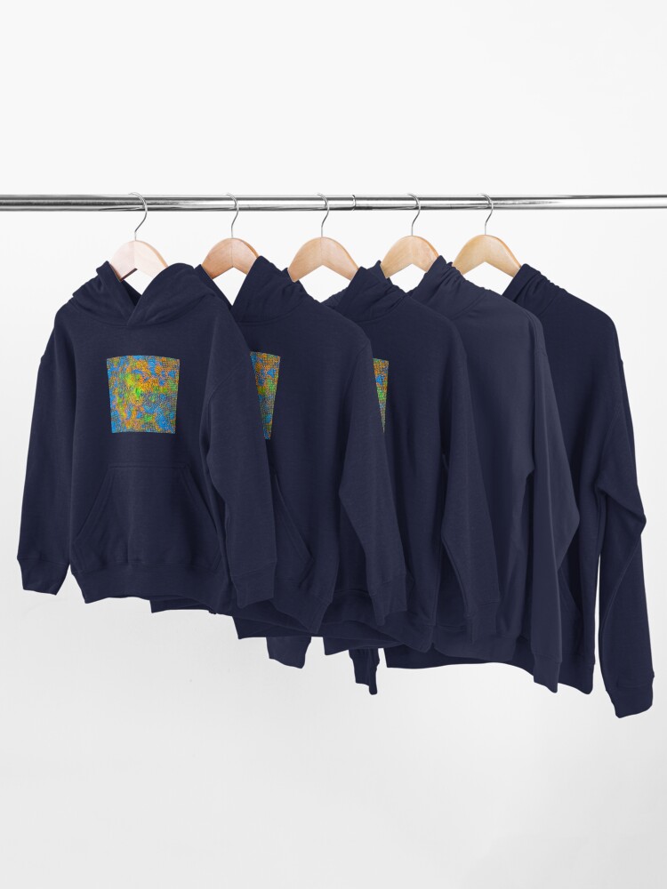 Alternate view of Cat. Every day is Earth Day. Kids Pullover Hoodie