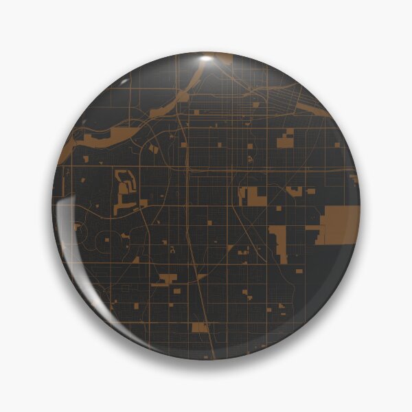 Item preview, Bakersfield coffee color Map Art California USA designed and sold by EpicMaps.