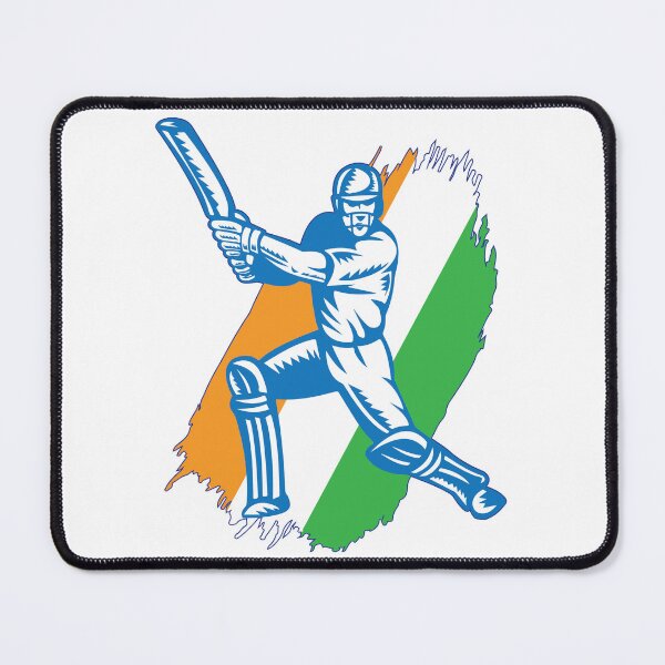 Item preview, India Indian Cricket Player Batsman Design designed and sold by alltheprints.