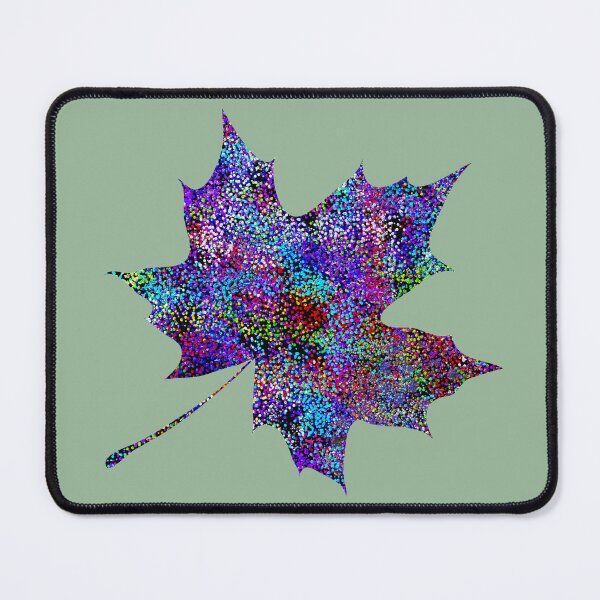 Item preview, Glam Rainbow Metallic Autumn Leaf designed and sold by Jane Izzy Designs.