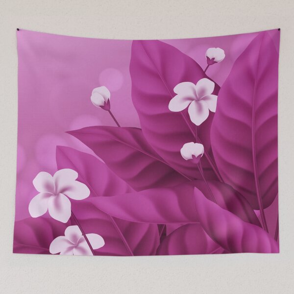 Item preview, White Pink Flowers  designed and sold by Tshirtstory.