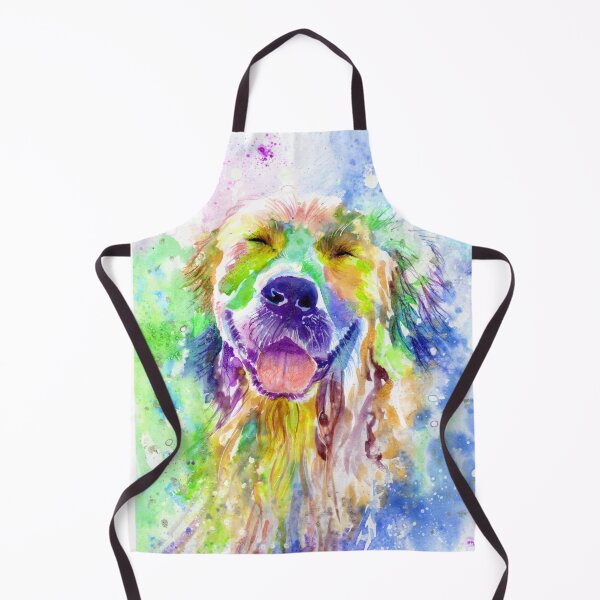 Item preview, The Happiest Dog Purples Blues designed and sold by Ro Windust.