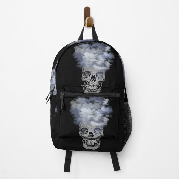 Item preview, Skull head in the clouds designed and sold by HypnoCrypticArt.