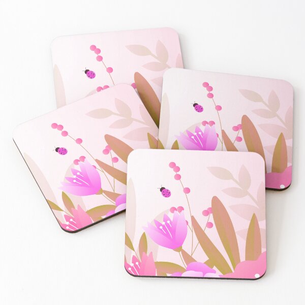 Item preview, Pink Flowers Art  designed and sold by Tshirtstory.