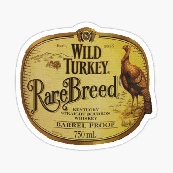 Breed-Rare Vintage Wild-Turkey-Premium Sticker