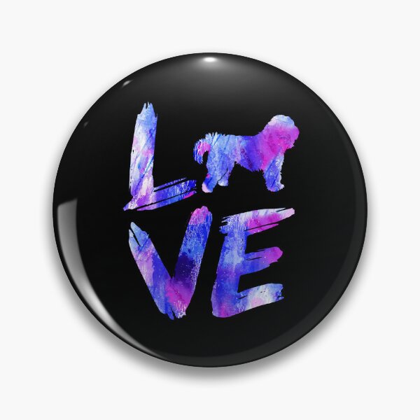 Item preview, Old English Sheepdog Sheepie Dog Love Watercolor Design designed and sold by rafaeltto.