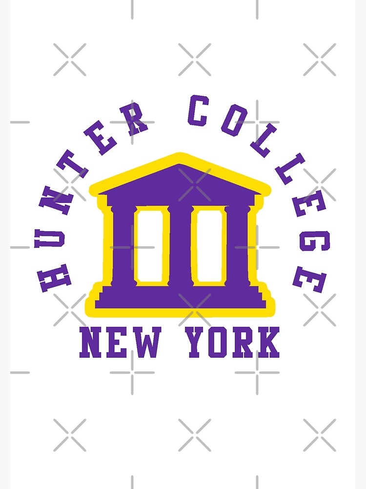 "Hunter College" Poster for Sale by MyUniversity Redbubble