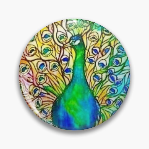 Item preview, Louis Comfort Tiffany: Displaying Peacock  (digitally enhanced by WatermarkNZ Press) designed and sold by CristalleLisa.