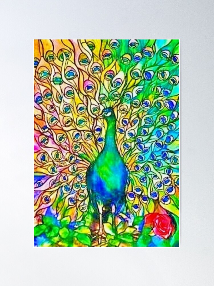 Adult Jigsaw Puzzle Louis Comfort Tiffany: Displaying Peacock
