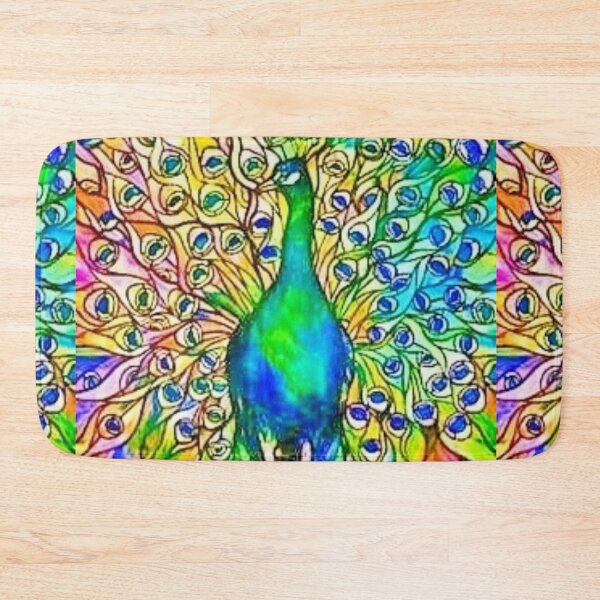 Item preview, Louis Comfort Tiffany: Displaying Peacock  (digitally enhanced by WatermarkNZ Press) designed and sold by CristalleLisa.