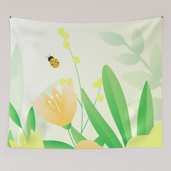 Item preview, Yellow Flowers Art  designed and sold by Tshirtstory.
