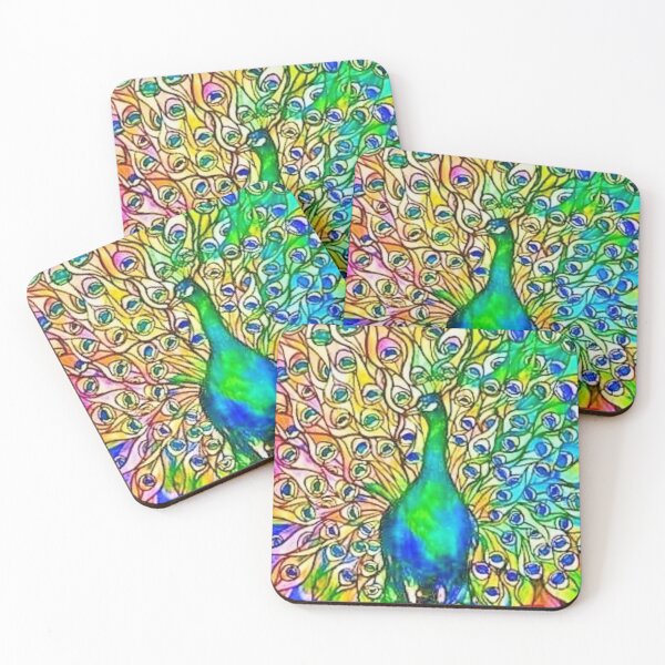 Item preview, Louis Comfort Tiffany: Displaying Peacock  (digitally enhanced by WatermarkNZ Press) designed and sold by CristalleLisa.