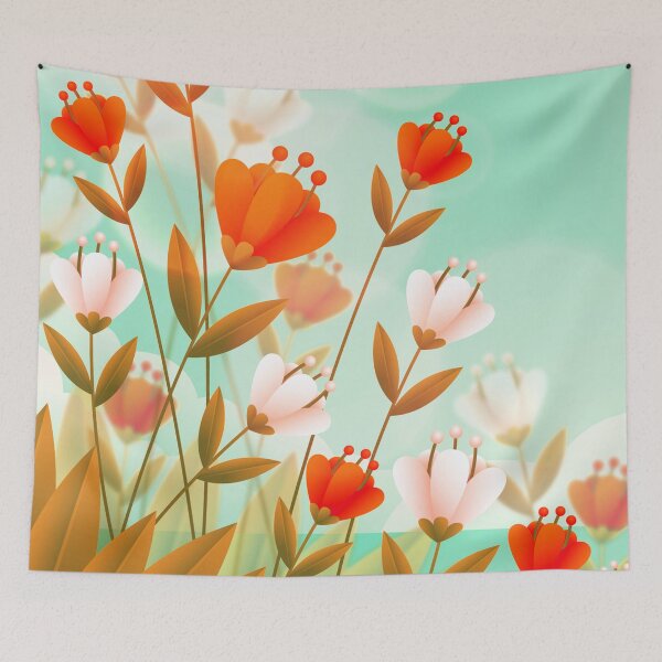 Item preview, Colourful Flowers Art  designed and sold by Tshirtstory.