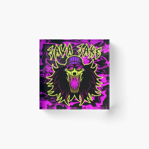 Item preview, Java Jake Logo (Neo Colors) designed and sold by JavaWolfDesign.
