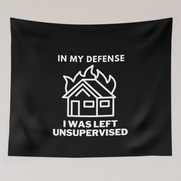 Item preview, Copy of  In my Defence I was left unsupervised designed and sold by Surfing Designs.Life.