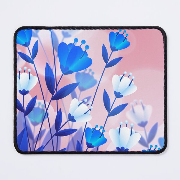 Item preview, Blue Violate Flowers Art designed and sold by Tshirtstory.