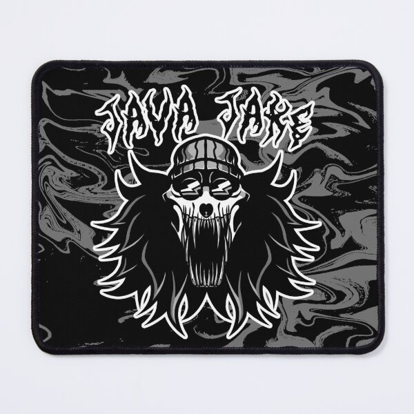 Item preview, Java Jake Logo (Greyscale) designed and sold by JavaWolfDesign.