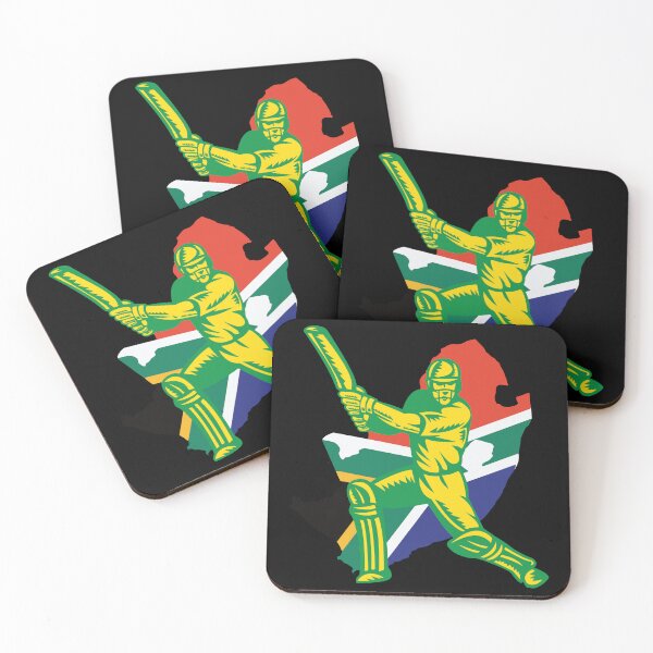 Item preview, South Africa Cricket Player Batsman Design designed and sold by alltheprints.