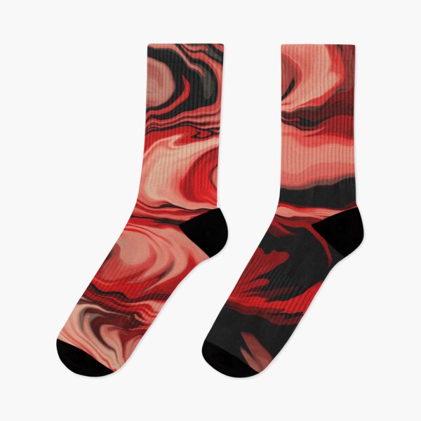Item preview, Red Flow Liquid Lava Waves designed and sold by Quoppidou.