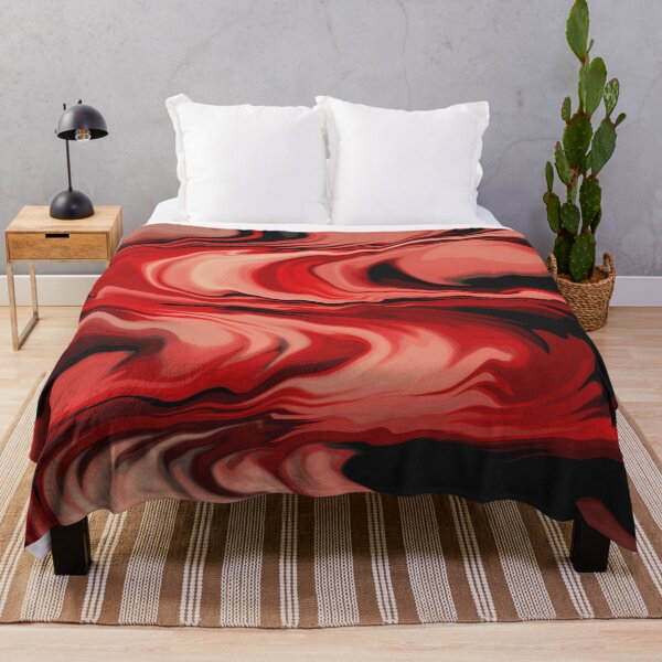 Item preview, Red Flow Liquid Lava Waves designed and sold by Quoppidou.