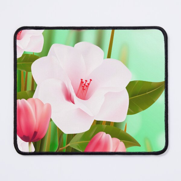 Item preview, White Salmon Flowers Art  designed and sold by Tshirtstory.