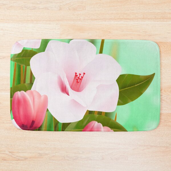 Item preview, White Salmon Flowers Art  designed and sold by Tshirtstory.
