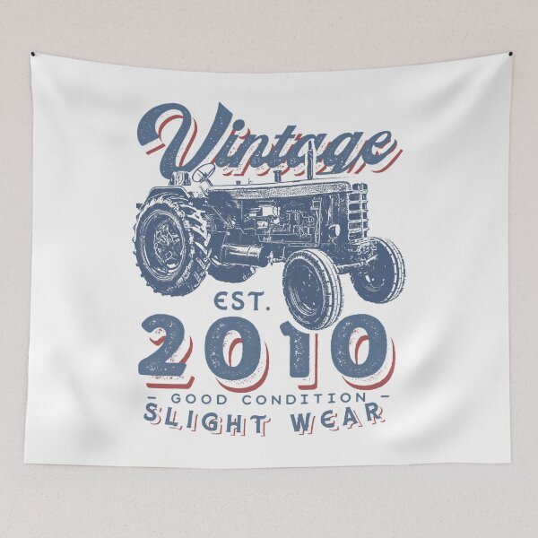 Item preview, Farmer Tractor Established 2010 Birthday Party designed and sold by caintati.