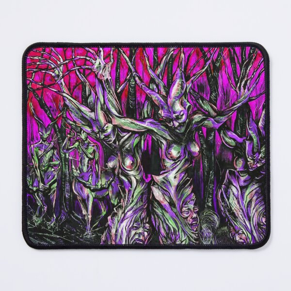 Item preview, The Seventh Circle - Purple - Dante's Inferno - Dark Psychedelic Art Print Puzzle designed and sold by SubQtaneousArt.