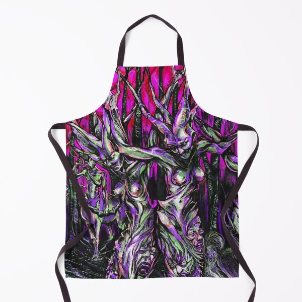 Item preview, The Seventh Circle - Purple - Dante's Inferno - Dark Psychedelic Art Print Puzzle designed and sold by SubQtaneousArt.