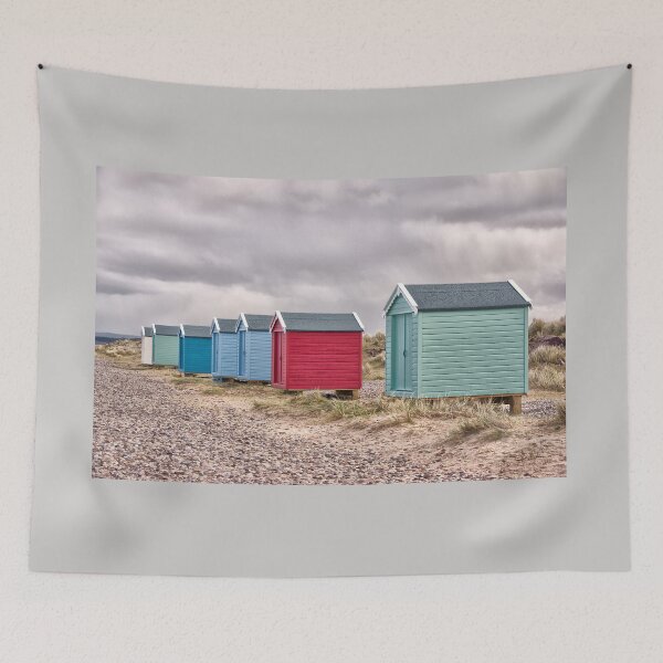 Item preview, Findhorn Beach Huts Scotland designed and sold by jacqi.