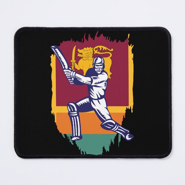 Item preview, Sri Lanka Cricket Player Batsman Design designed and sold by alltheprints.