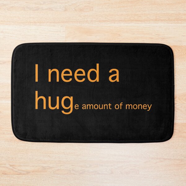 Item preview, I need a hug... (orange text) designed and sold by OlivDesignsCo.