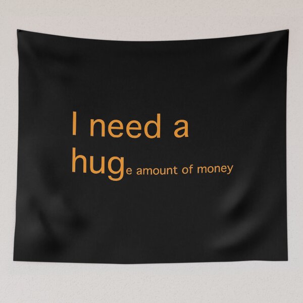Item preview, I need a hug... (orange text) designed and sold by OlivDesignsCo.