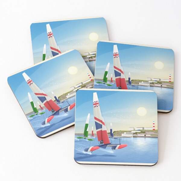 Item preview, SailGP Plymouth poster designed and sold by heymate.