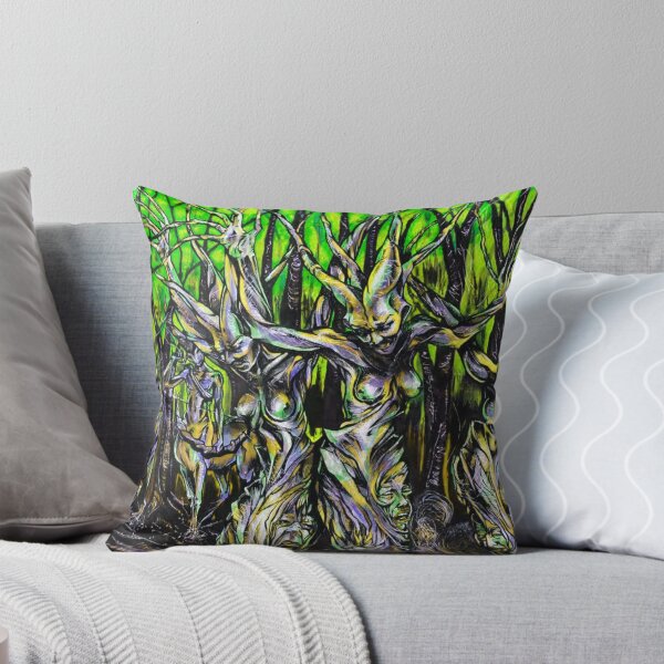 Item preview, The Seventh Circle - Yellow - Dante's Inferno - Dark Psychedelic Art Print Puzzle designed and sold by SubQtaneousArt.