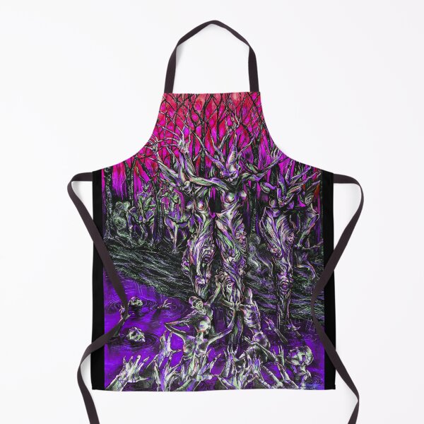 Item preview, The Seventh Circle - Purple - Dante's Inferno - Dark Psychedelic Art Print designed and sold by SubQtaneousArt.