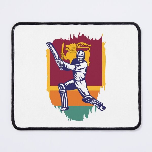 Item preview, Sri Lanka Cricket Player Batsman Design designed and sold by alltheprints.